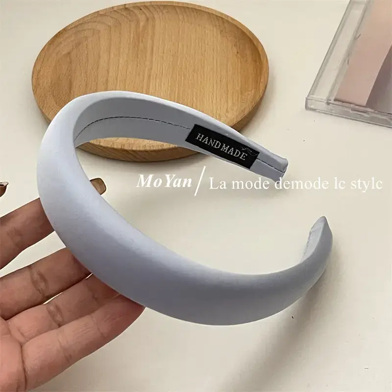 Purple Satin Hair Hoop for Women