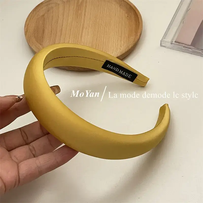 Purple Satin Hair Hoop for Women