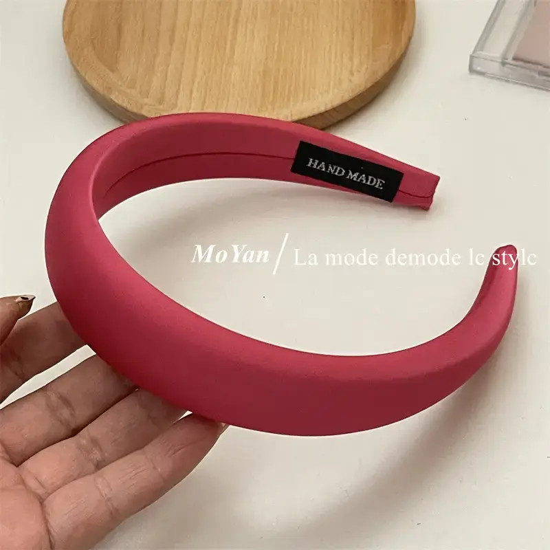 Purple Satin Hair Hoop for Women