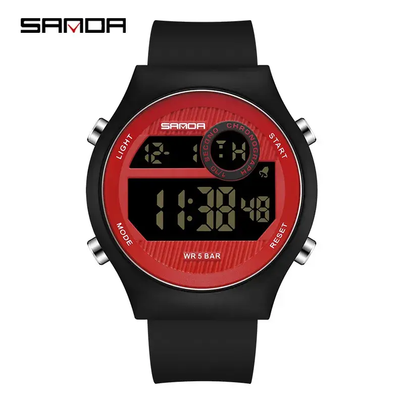 Sanda Multifunctional Digital Watch for Men Women Waterproof Luminous - Image 5