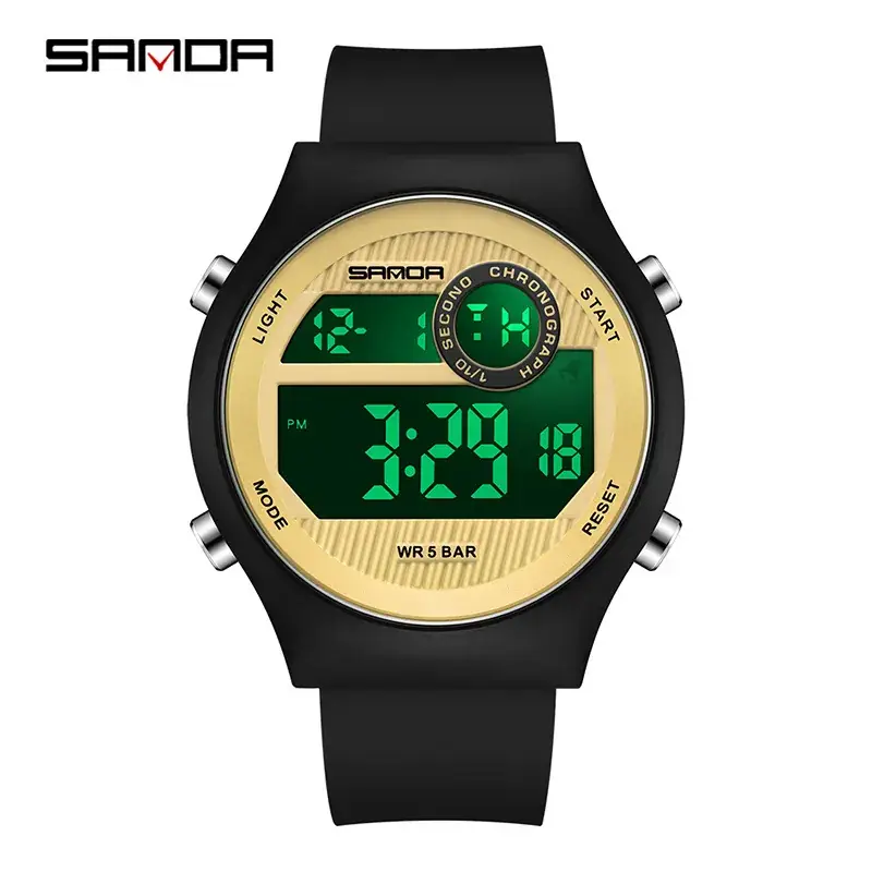 Sanda Multifunctional Digital Watch for Men Women Waterproof Luminous - Image 6