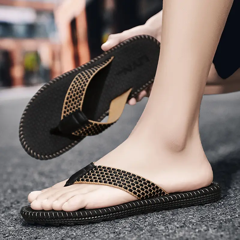2022 Green Korean Style Casual Sandals