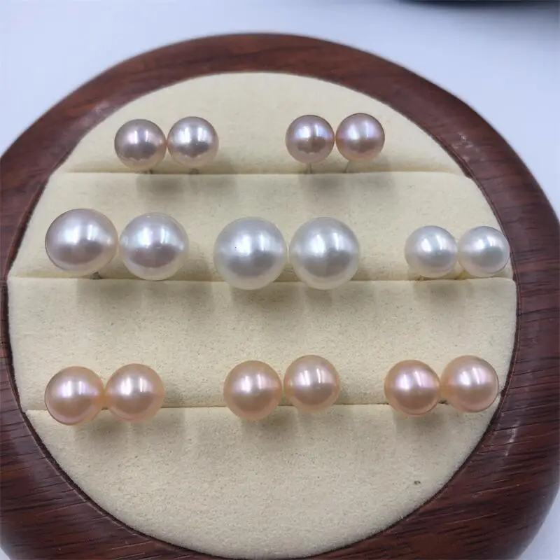 Zhuji Pearl Ear Studs S925 Sterling Silver - Image 8