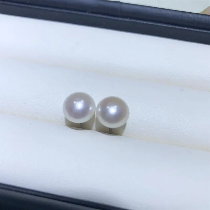 Zhuji Pearl Ear Studs S925 Sterling Silver — feature 12