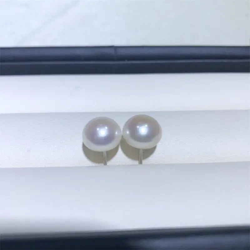 Zhuji Pearl Ear Studs S925 Sterling Silver — feature 13