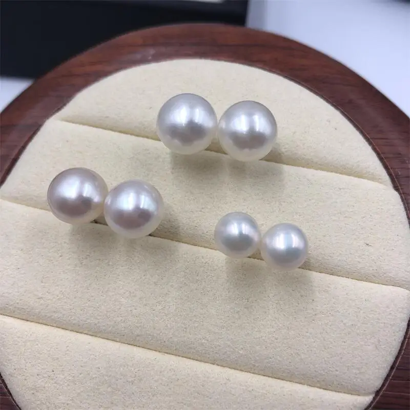Zhuji Pearl Ear Studs S925 Sterling Silver — feature 15