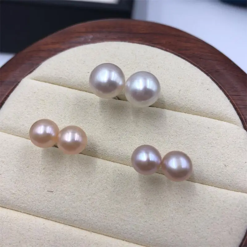 Zhuji Pearl Ear Studs S925 Sterling Silver — feature 16