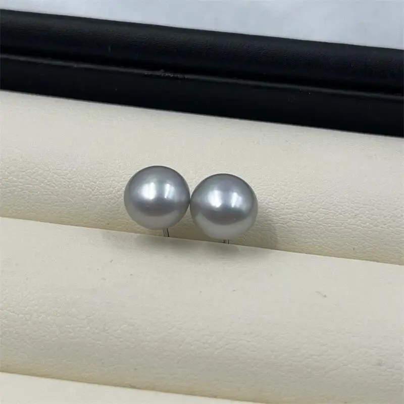 Zhuji Pearl Ear Studs S925 Sterling Silver — feature 7