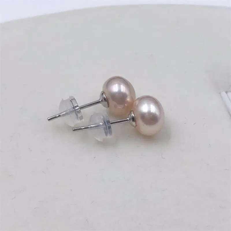 Zhuji Pearl Ear Studs S925 Sterling Silver - Image 3