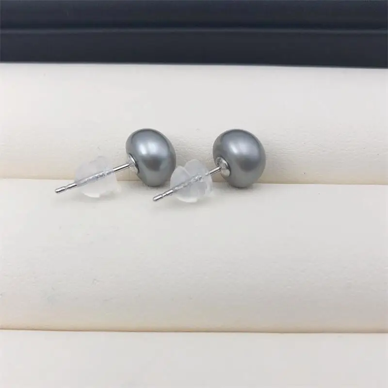Zhuji Pearl Ear Studs S925 Sterling Silver - Image 4