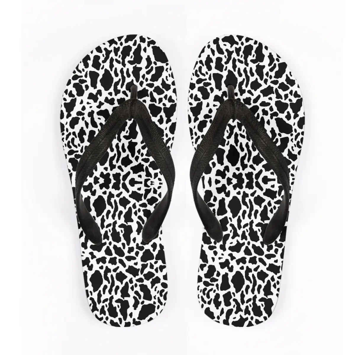 2023 Animal Cat Shark Pattern Flip Flops Green