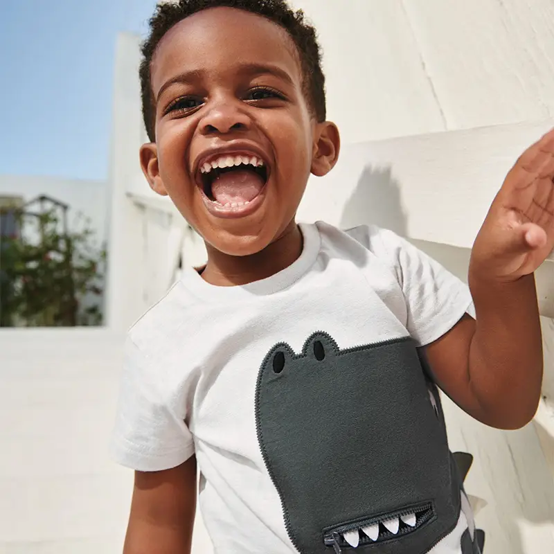 Little Maven Kids T-Shirt Short Sleeve Cotton Summer - Image 4