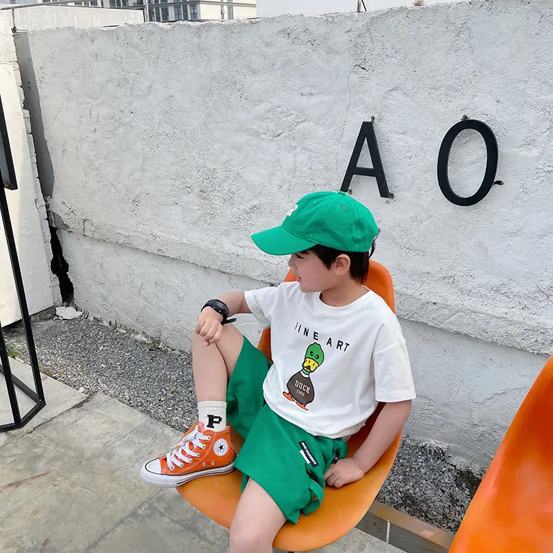 Boys Fine Art Duck T-Shirt Black White 2025 — feature 18