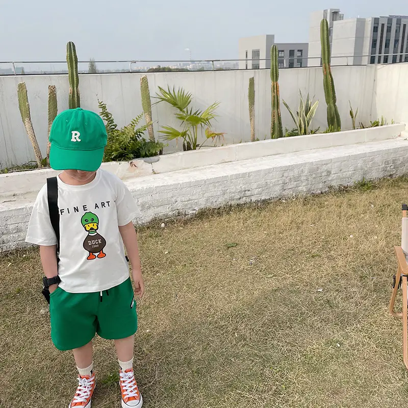 Boys Fine Art Duck T-Shirt Black White 2025 — feature 21