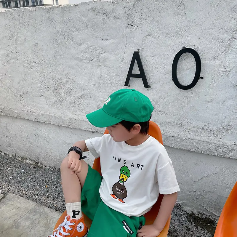 Boys Fine Art Duck T-Shirt Black White 2025 — feature 23