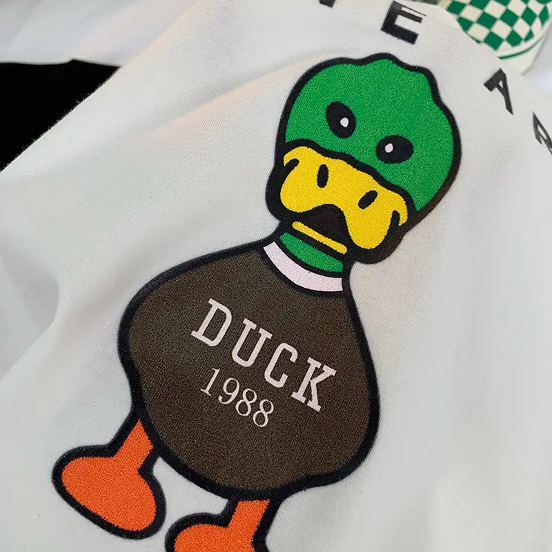 Boys Fine Art Duck T-Shirt Black White 2025 — feature 6