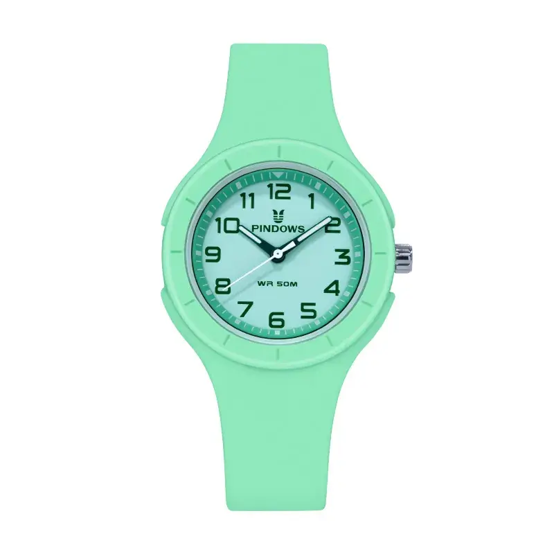 Silicone Strap Japanese Movement Swimming Jelly Color Watch - Image 11