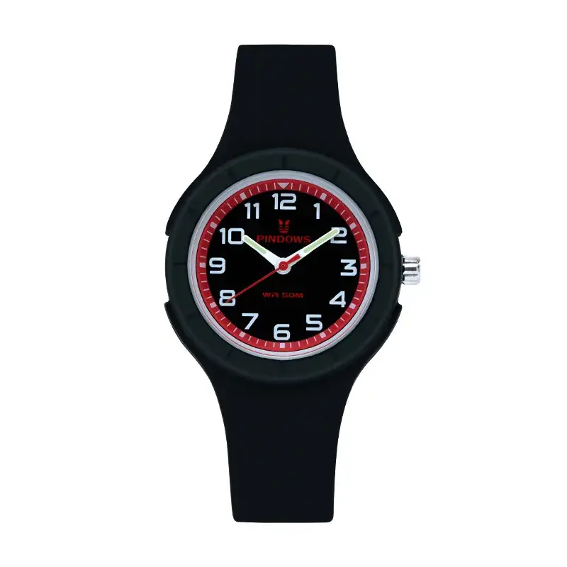 Silicone Strap Japanese Movement Swimming Jelly Color Watch - Image 3