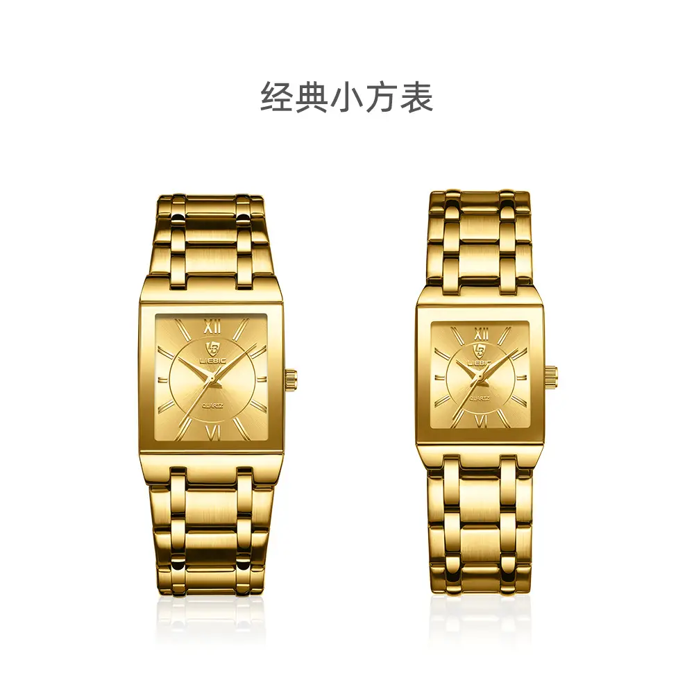 Liebig Quartz Gold Watch for Men Women Business Style — feature 7
