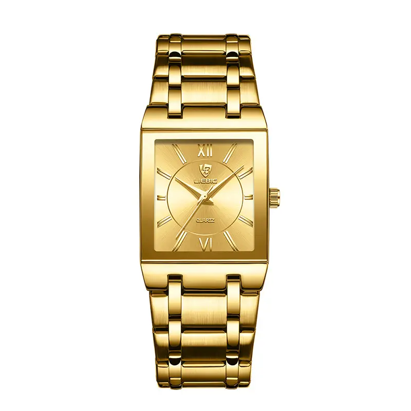 Liebig Quartz Gold Watch for Men Women Business Style - Image 2