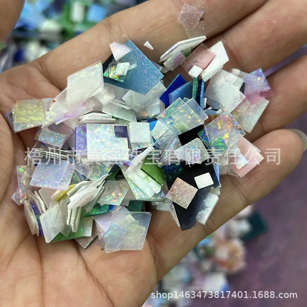 Opal Gem Spots Blue Opal Scrap for Jewelry Making — feature 12