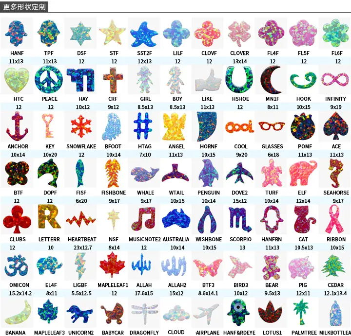 Opal Gem Spots Blue Opal Scrap for Jewelry Making — feature 29