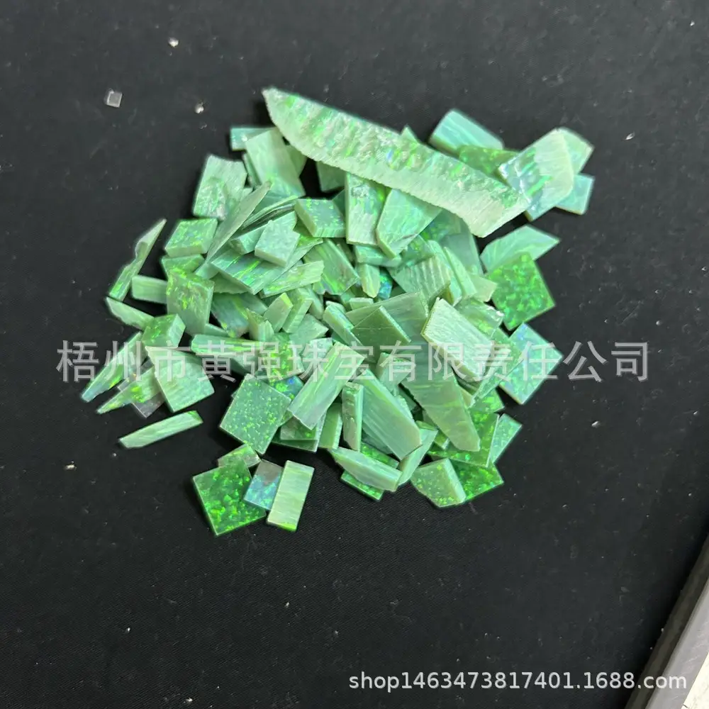 Opal Gem Spots Blue Opal Scrap for Jewelry Making - Image 6
