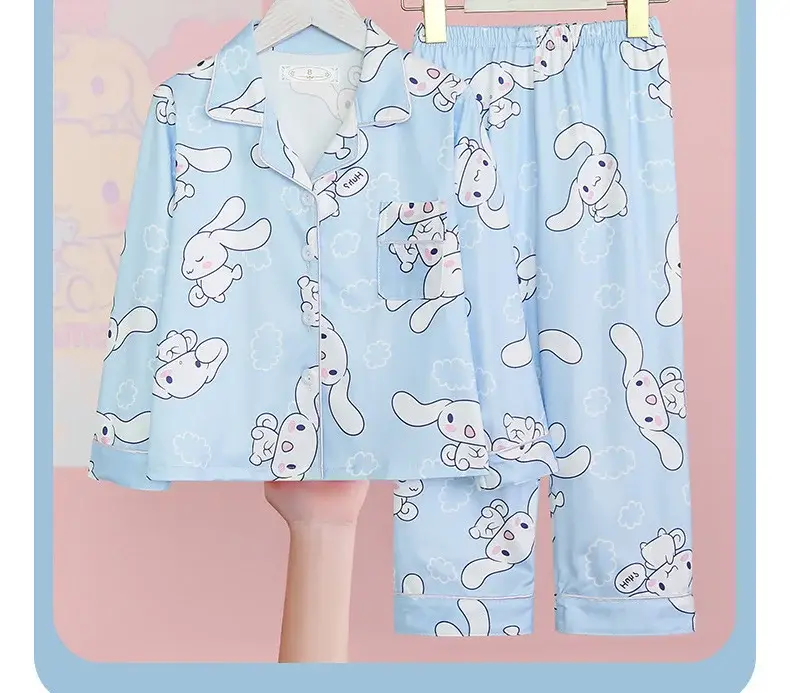 Children's Cartoon Pajamas Pink Long Sleeve Spring Autumn — feature 28
