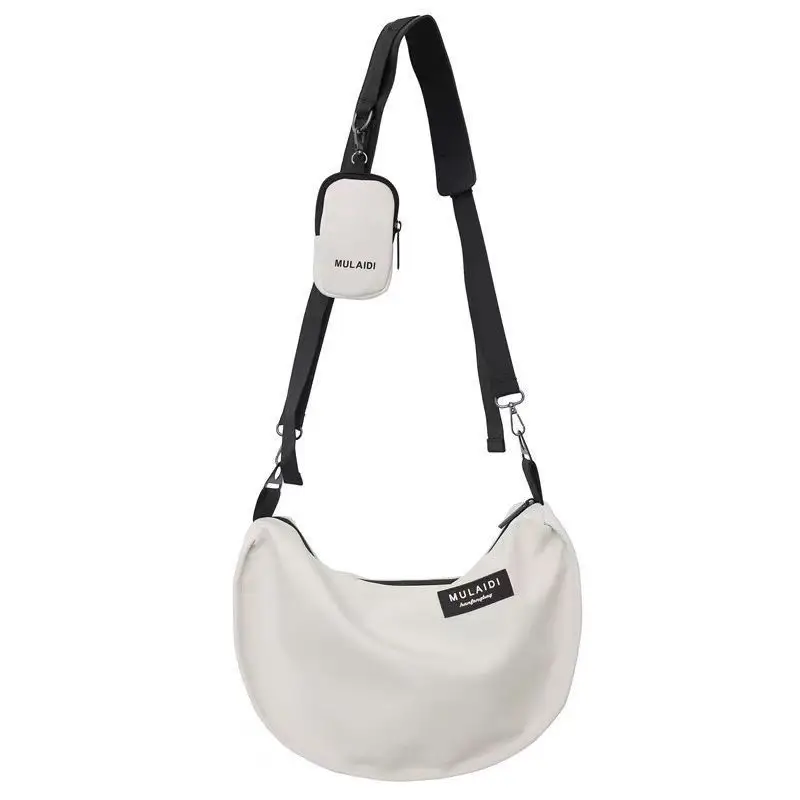 Japanese Style Canvas Crossbody Bag for Women Large Capacity