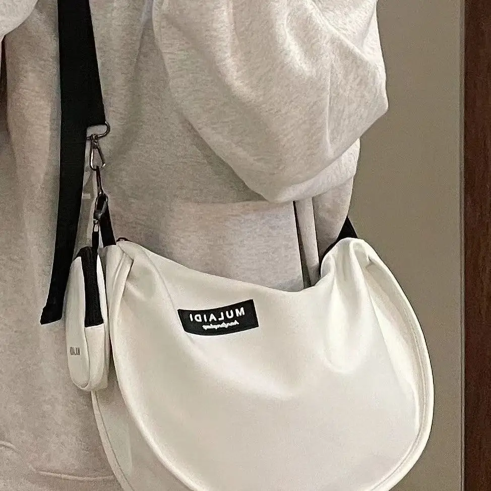 Japanese Style Canvas Crossbody Bag for Women Large Capacity — feature 1