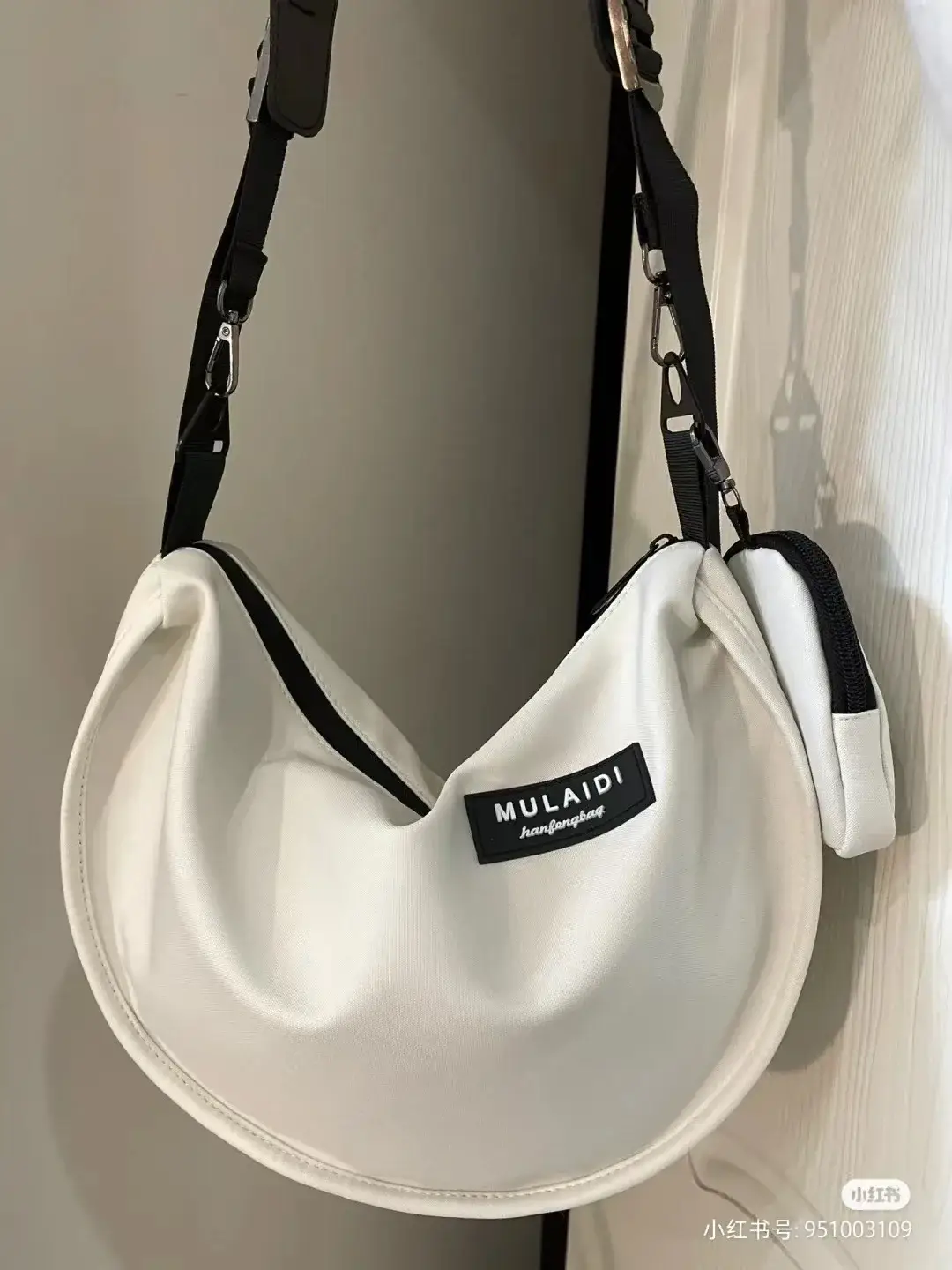Japanese Style Canvas Crossbody Bag for Women Large Capacity