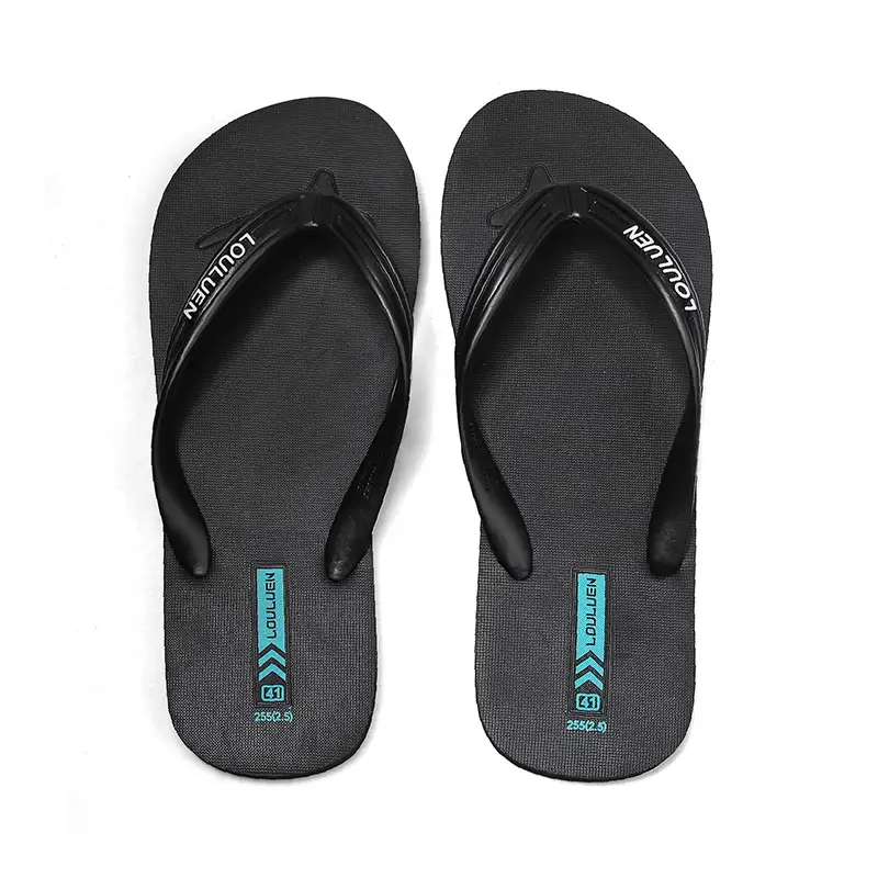 2024 New Men's White Korean Slippers Plus Size