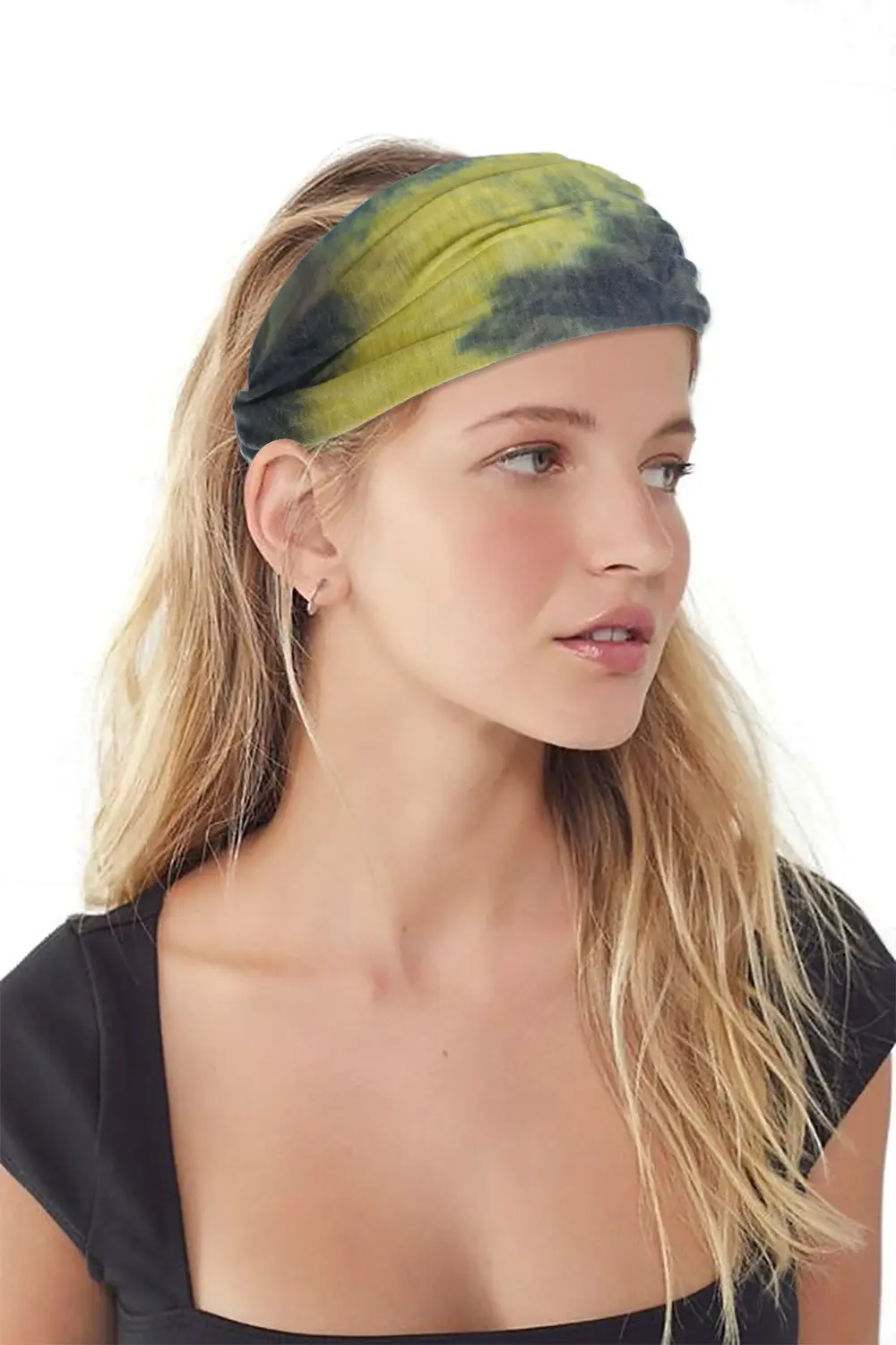Women's Tie-Dyed Yoga Hair Band European American Elastic Headband — feature 10
