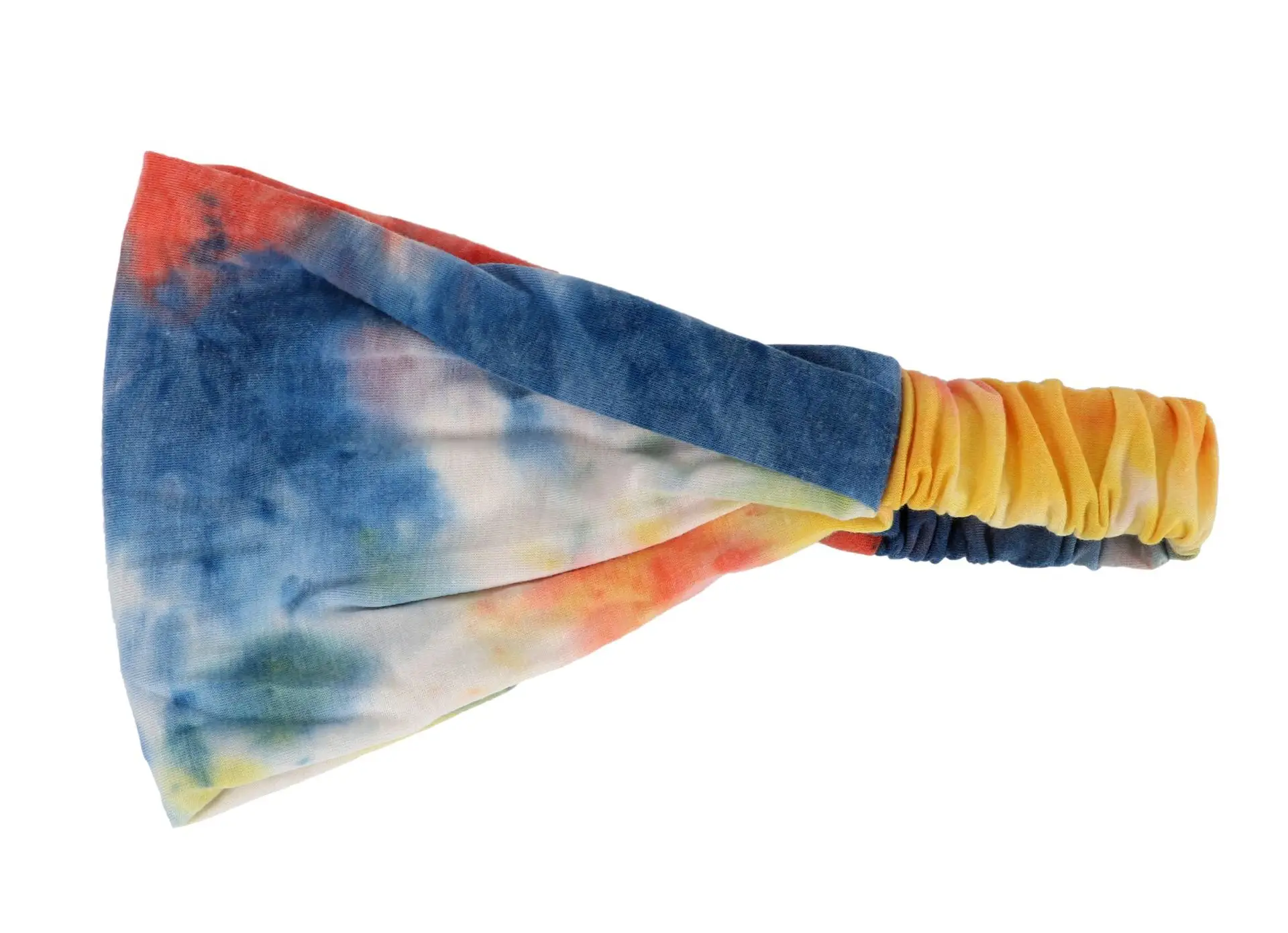 Women's Tie-Dyed Yoga Hair Band European American Elastic Headband — feature 12
