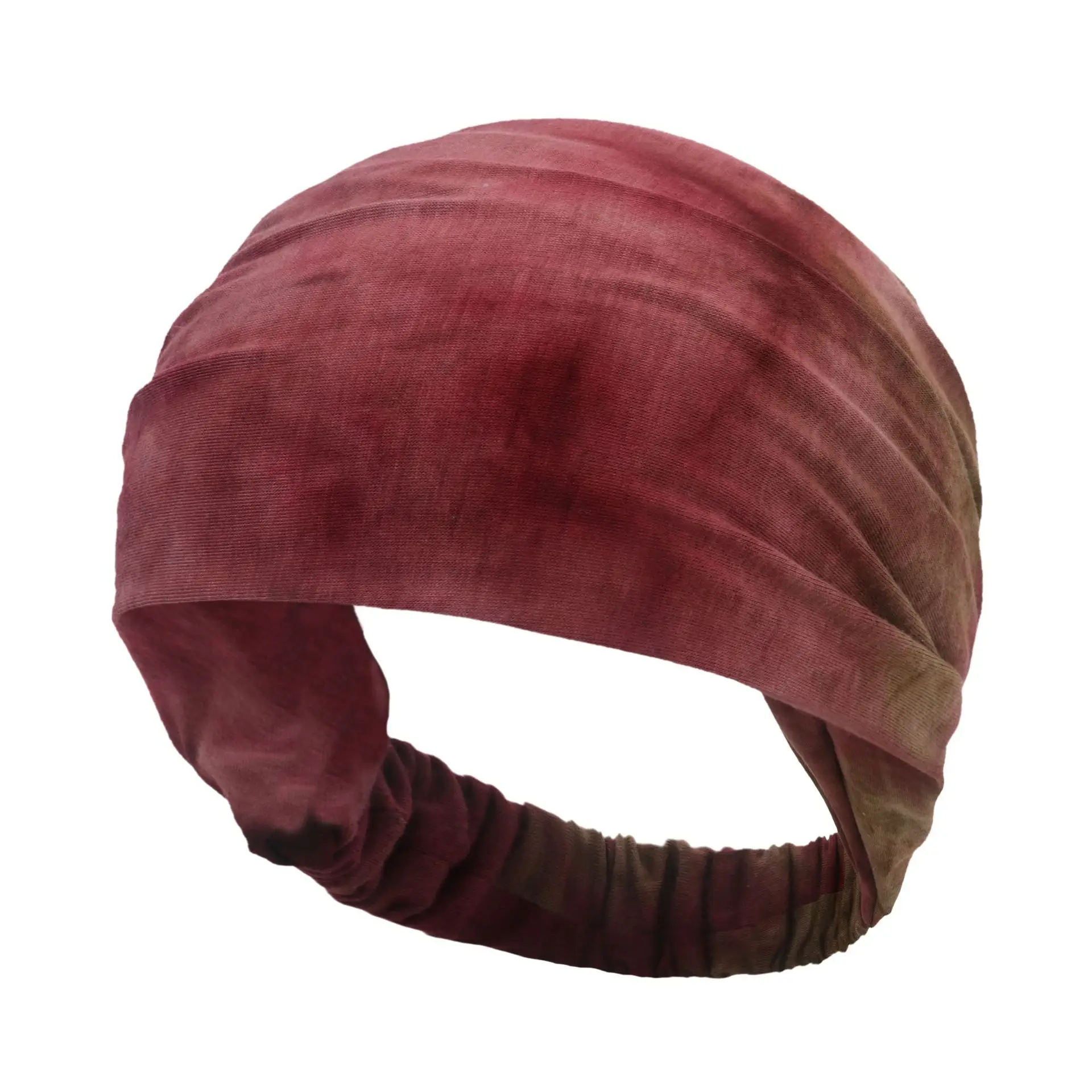 Women's Tie-Dyed Yoga Hair Band European American Elastic Headband — feature 33