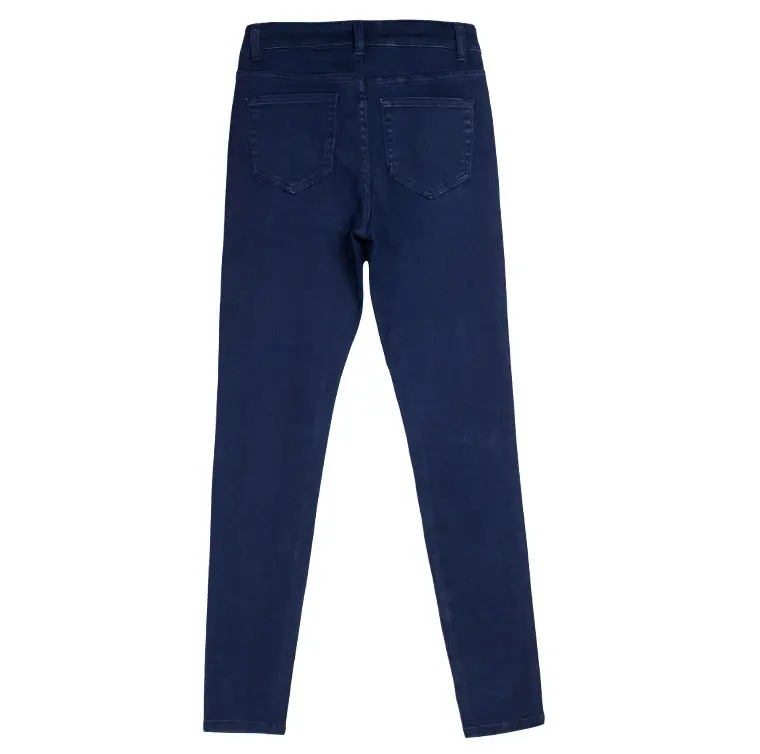 Dark Blue Slim Fit Skinny Jeans Women's Slim Waist Pants — feature 25