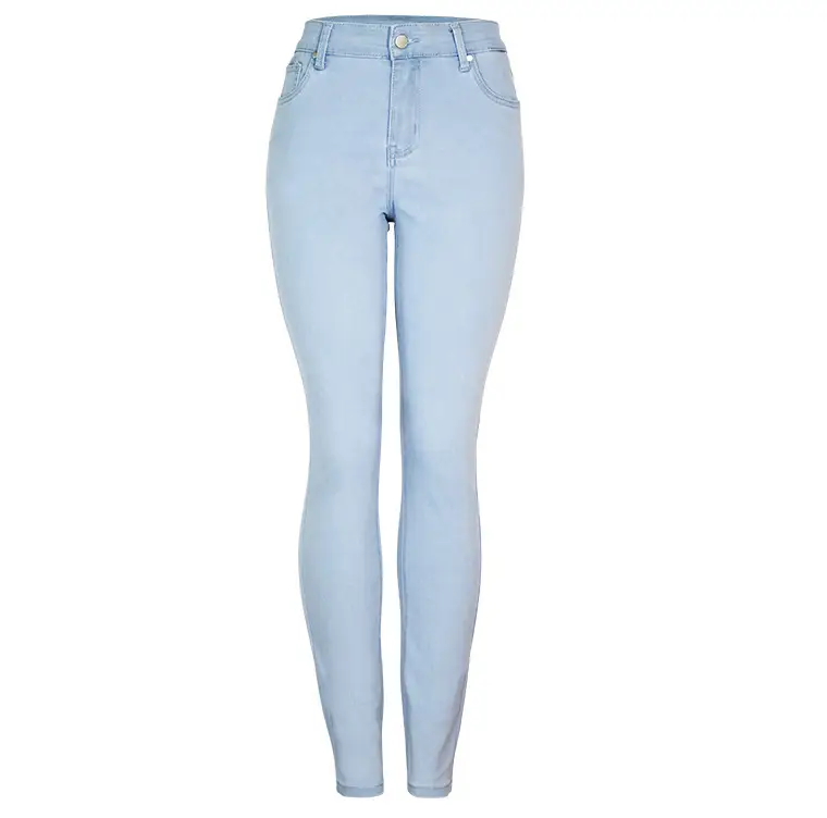 Dark Blue Slim Fit Skinny Jeans Women's Slim Waist Pants — feature 35