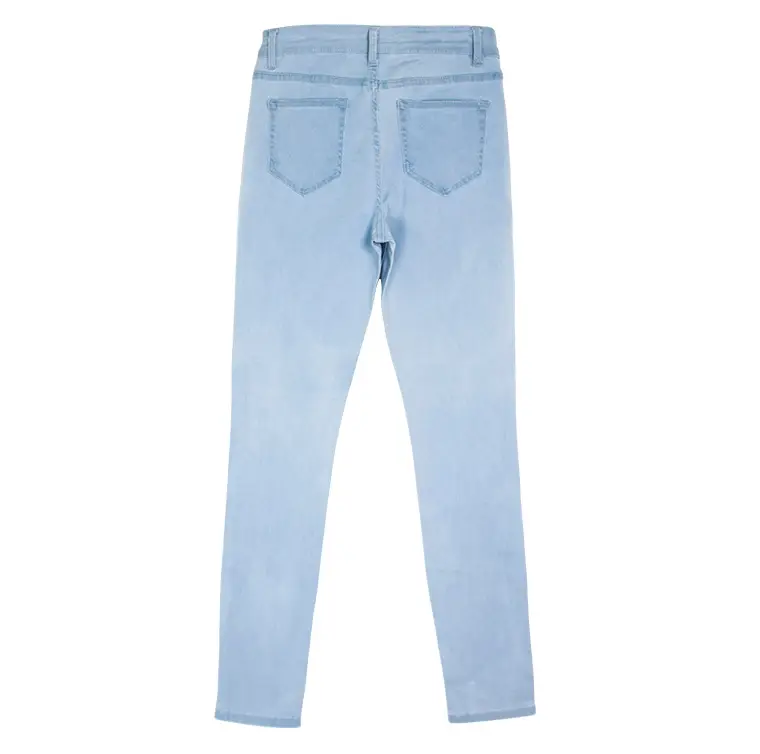 Dark Blue Slim Fit Skinny Jeans Women's Slim Waist Pants — feature 39