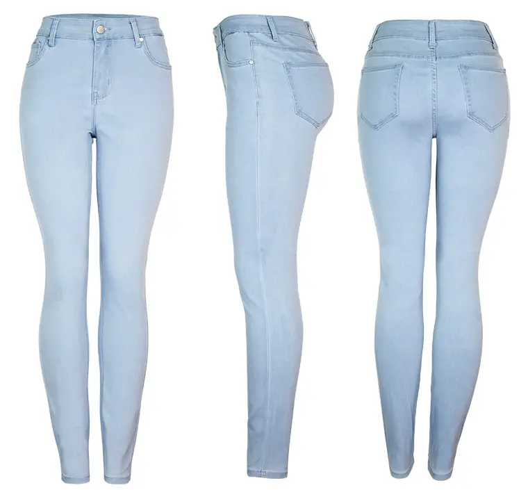 Dark Blue Slim Fit Skinny Jeans Women's Slim Waist Pants — feature 40