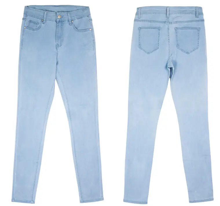 Dark Blue Slim Fit Skinny Jeans Women's Slim Waist Pants — feature 41