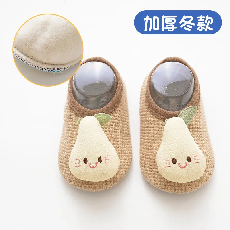 Baby Floor Socks Cartoon Green Soft Indoor Walking