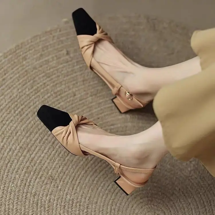 Purple Faux Fur High Heel Sandals for Women — feature 6
