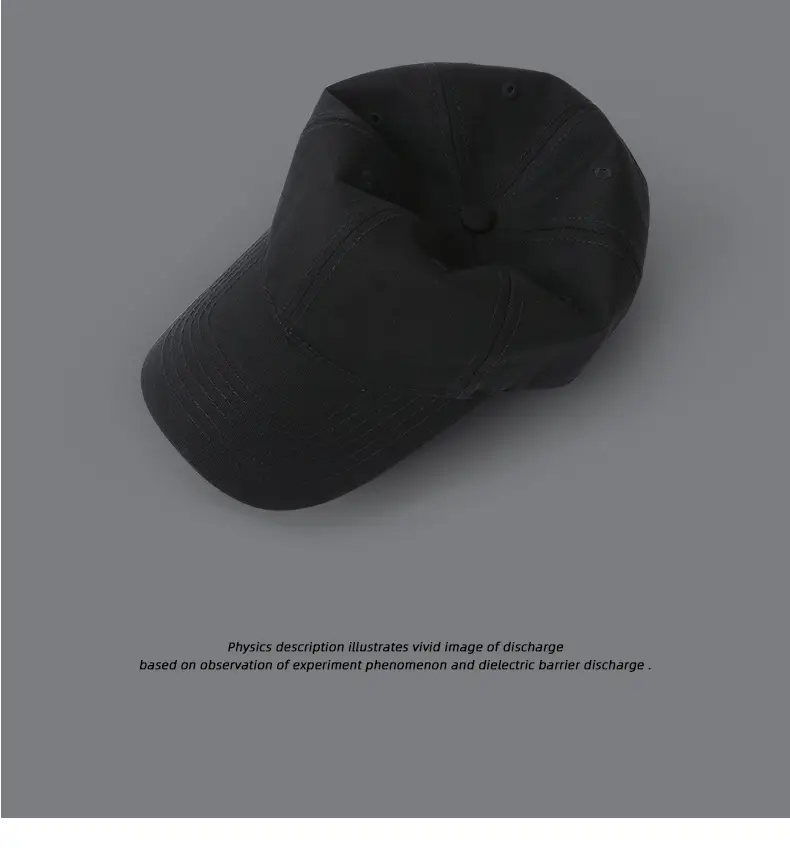 Men's White Baseball Cap Large Size Summer Casual — feature 11
