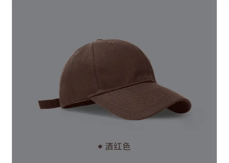 Men's White Baseball Cap Large Size Summer Casual — feature 15