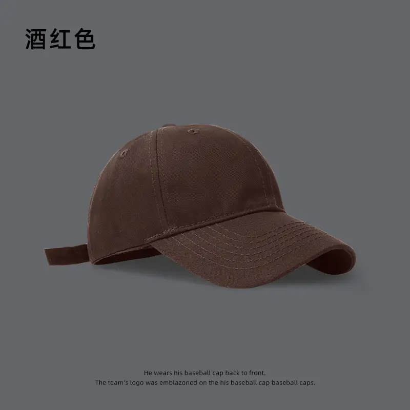 Men's White Baseball Cap Large Size Summer Casual - Image 4