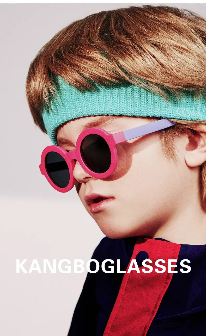 2026 Kids Round Frame Silicone Sunglasses for Boys Girls — feature 5