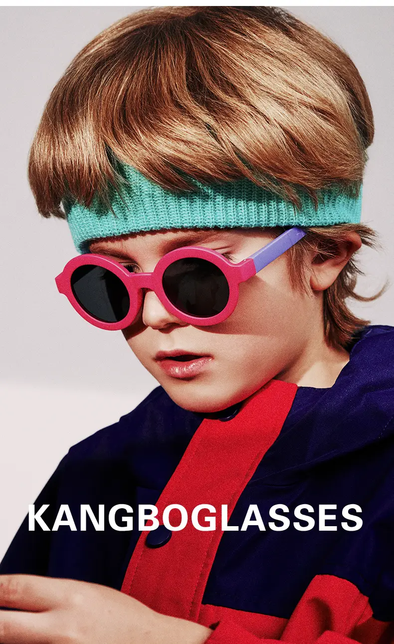 2026 Kids Round Frame Silicone Sunglasses for Boys Girls — feature 6