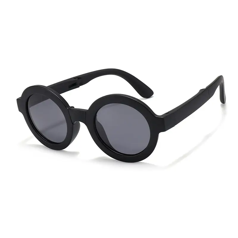 2026 Kids Round Frame Silicone Sunglasses for Boys Girls