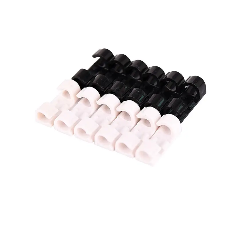 Self-adhesive wire organizer fixing clamp clamp sub-network cable organizer data cable fixing clamp 20 pack