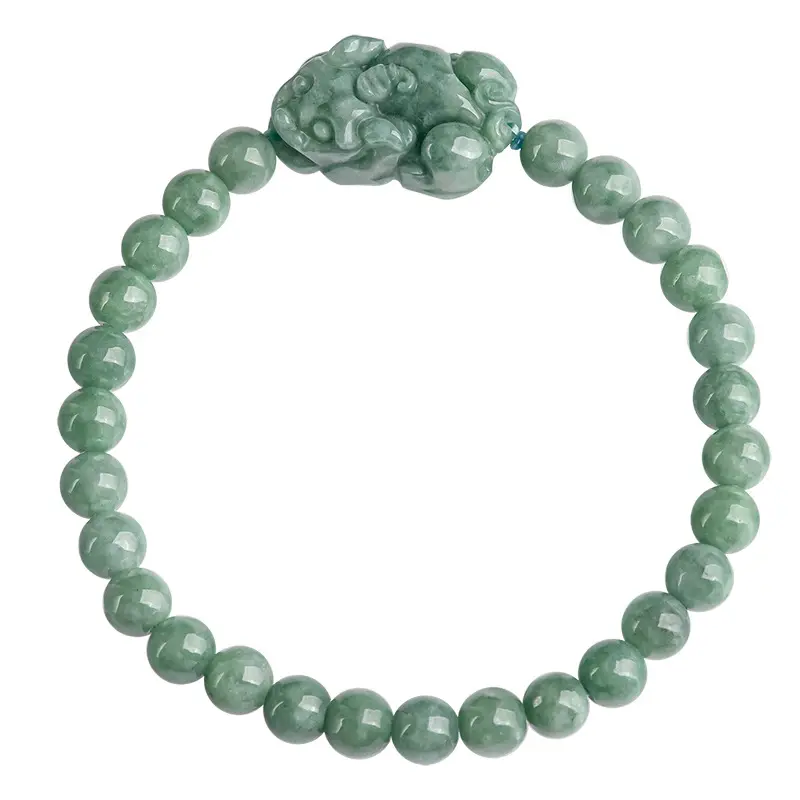 Green Jade Flower Bracelet for Women - Image 5